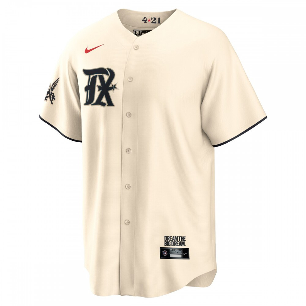 Marcus Semien Texas Rangers 2023 City Connect Replica Player Jersey - Cream-Pro Kit Vault | Brand New 26/27 Sports Jerseys